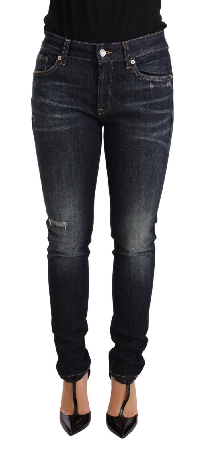 Dolce &amp; Gabbana Schicke, blaue Slim-Skinny-Jeans