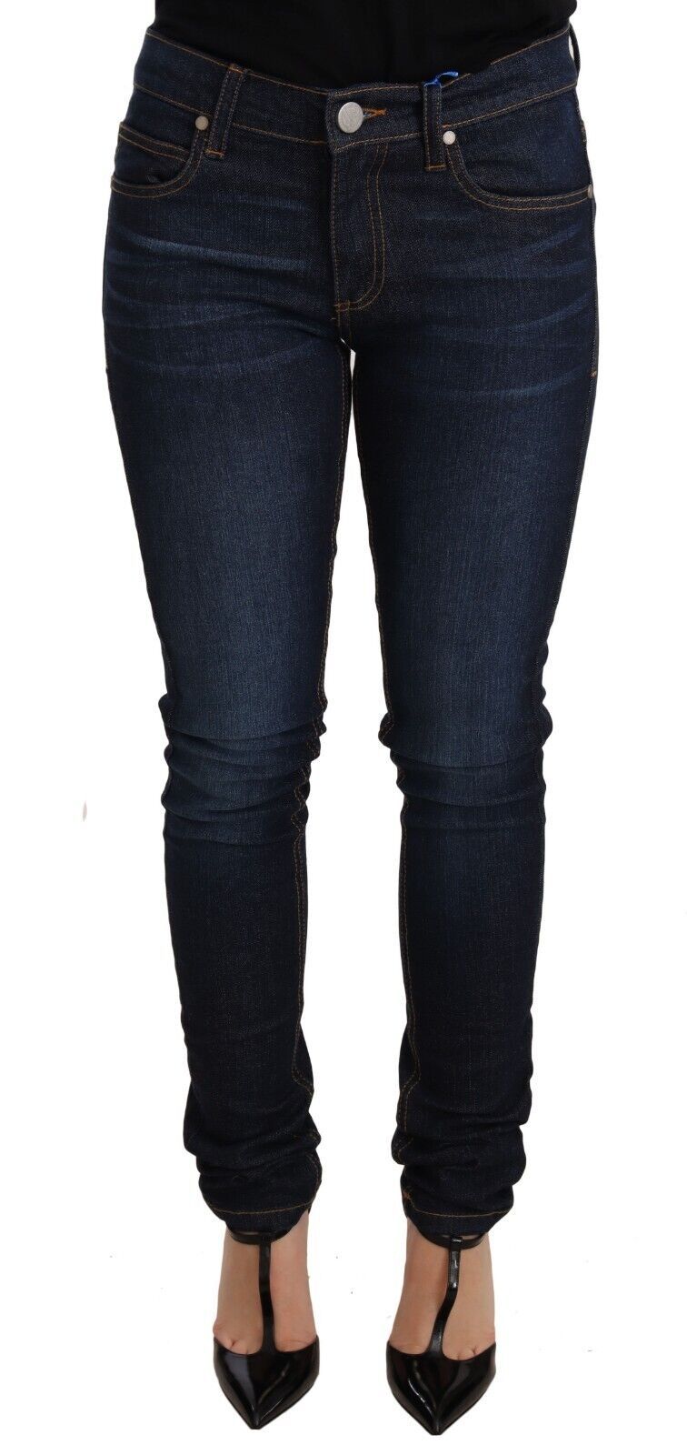 Versace Jeans Elegante Low Waist Skinny Designer Jeans