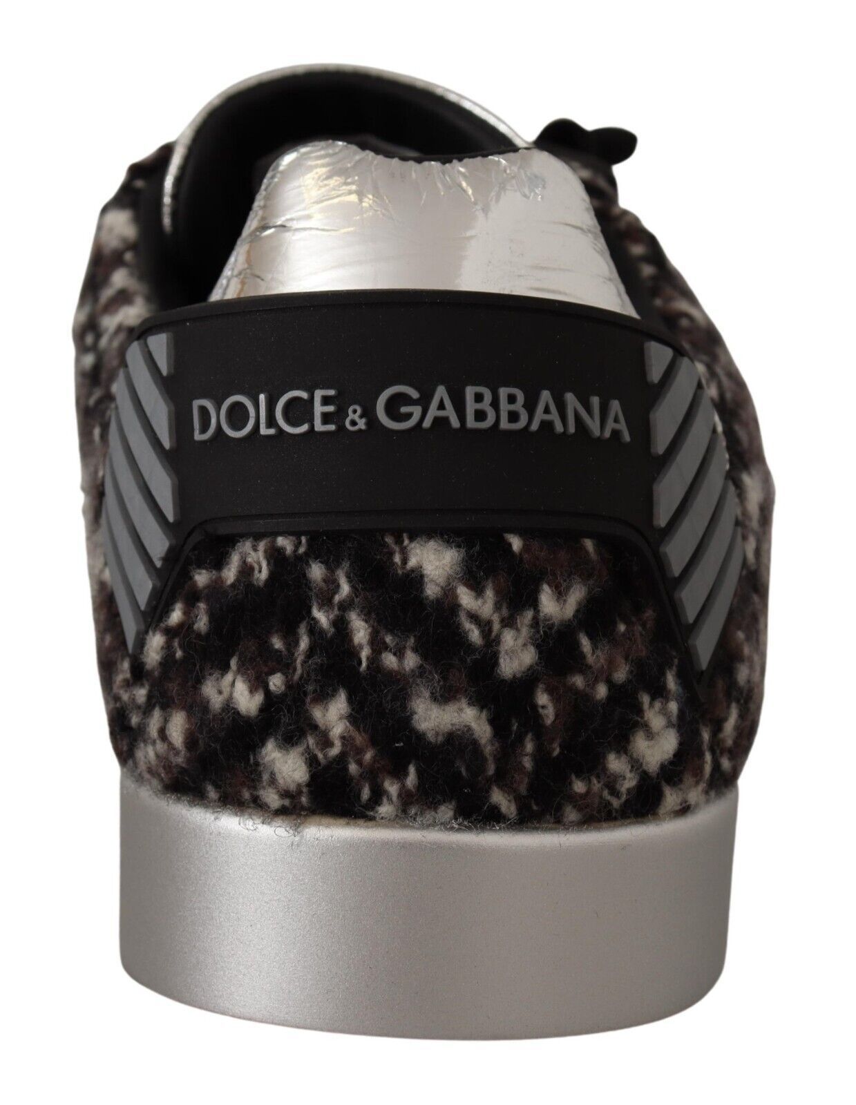 Teniși Dolce &amp; Gabbana Silver Elegance din piele