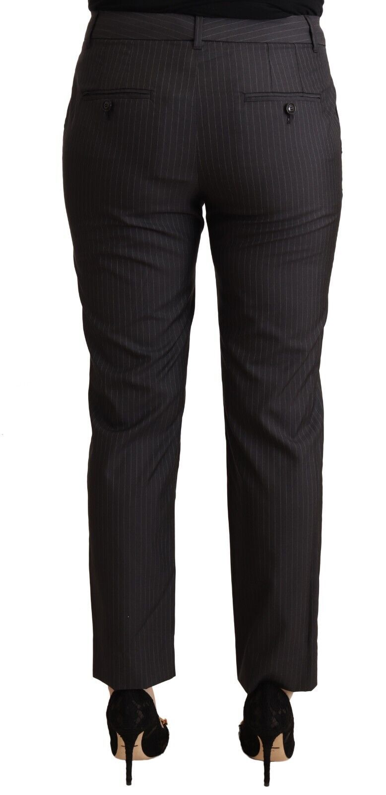 Dolce &amp; Gabbana Elegante, maßgeschneiderte Hose aus Schurwolle und Seide