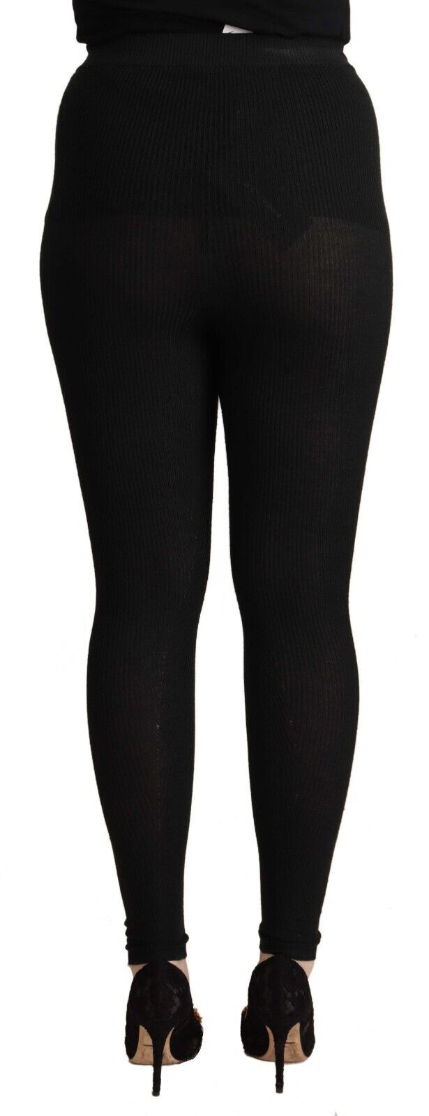Dolce &amp; Gabbana Elegante Strumpfhose aus Kaschmir-Seide mit hoher Taille