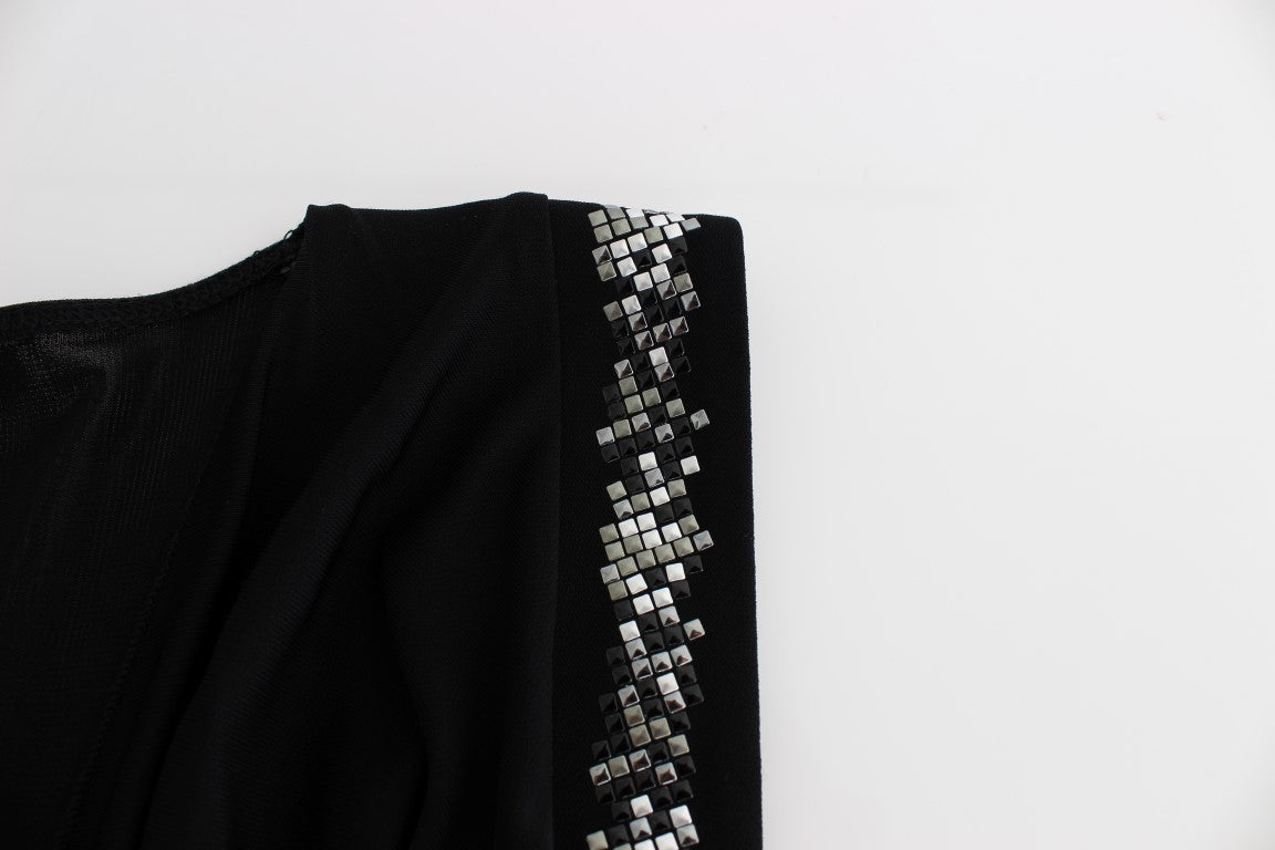 Rochie elegantă fără mâneci cu decolteu drapat Roccobarocco