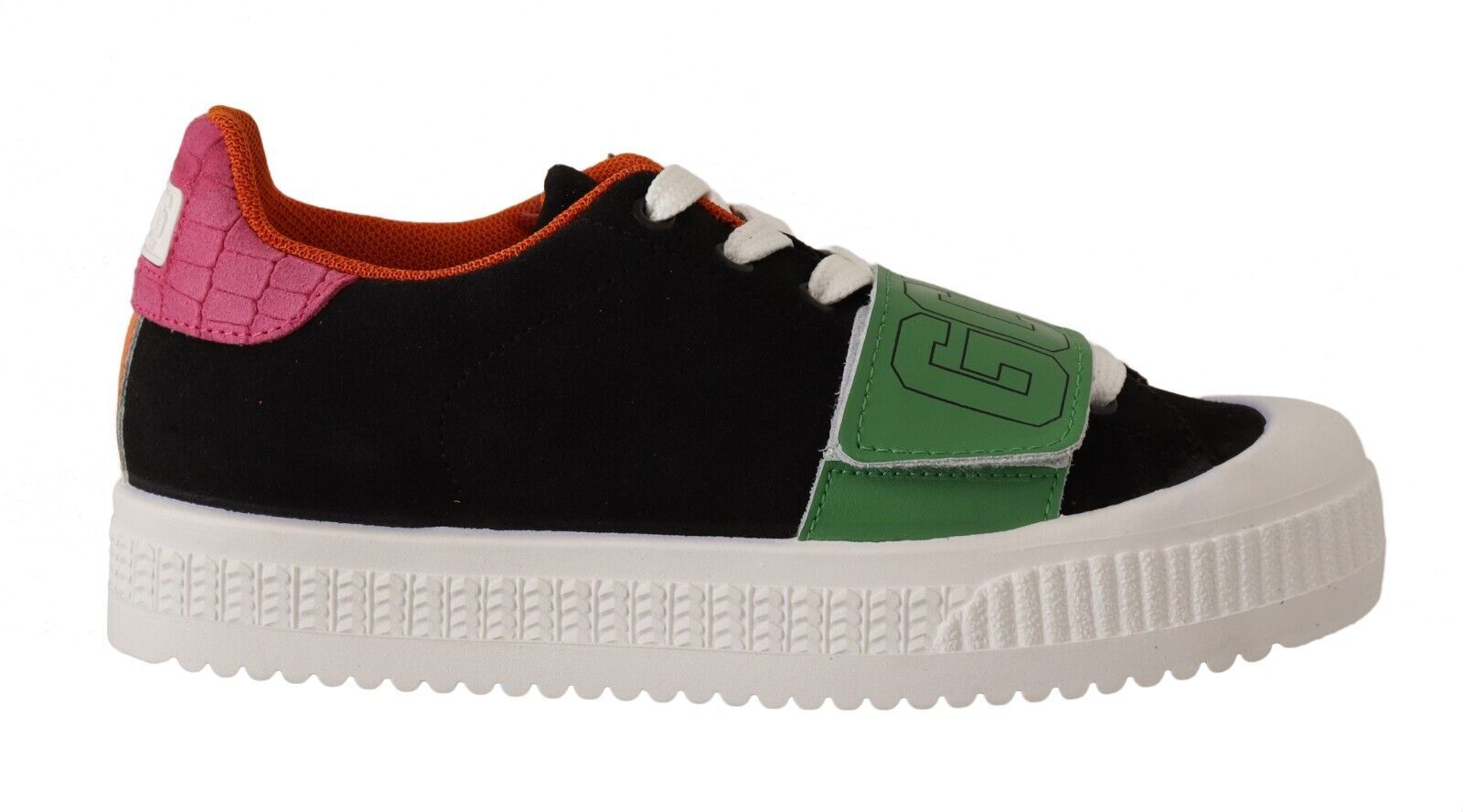 GCDS – Stilvolle, mehrfarbige Low-Top-Sneaker zum Schnüren