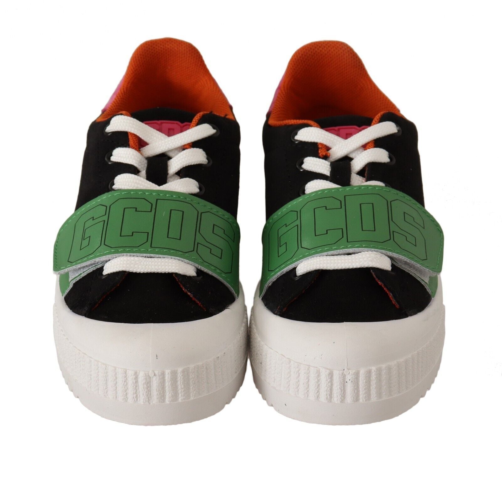 GCDS – Stilvolle, mehrfarbige Low-Top-Sneaker zum Schnüren
