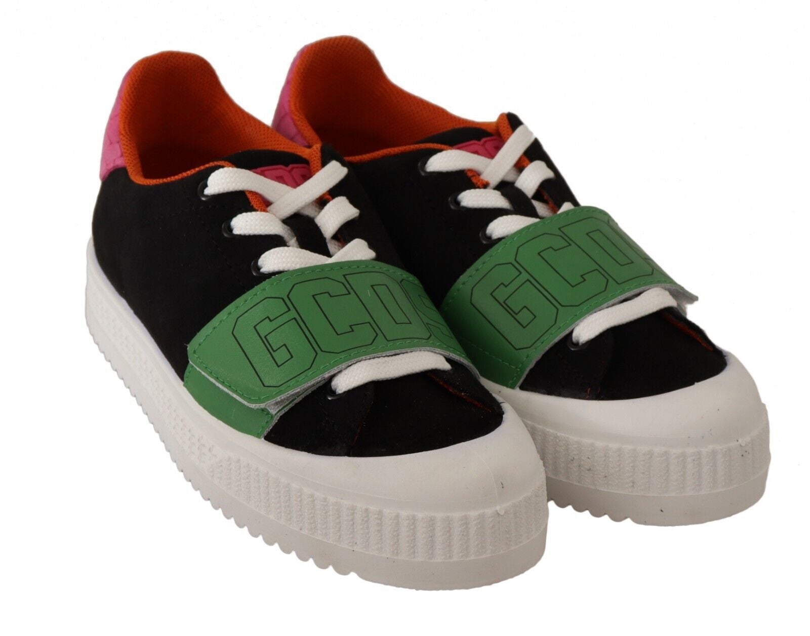 GCDS – Stilvolle, mehrfarbige Low-Top-Sneaker zum Schnüren