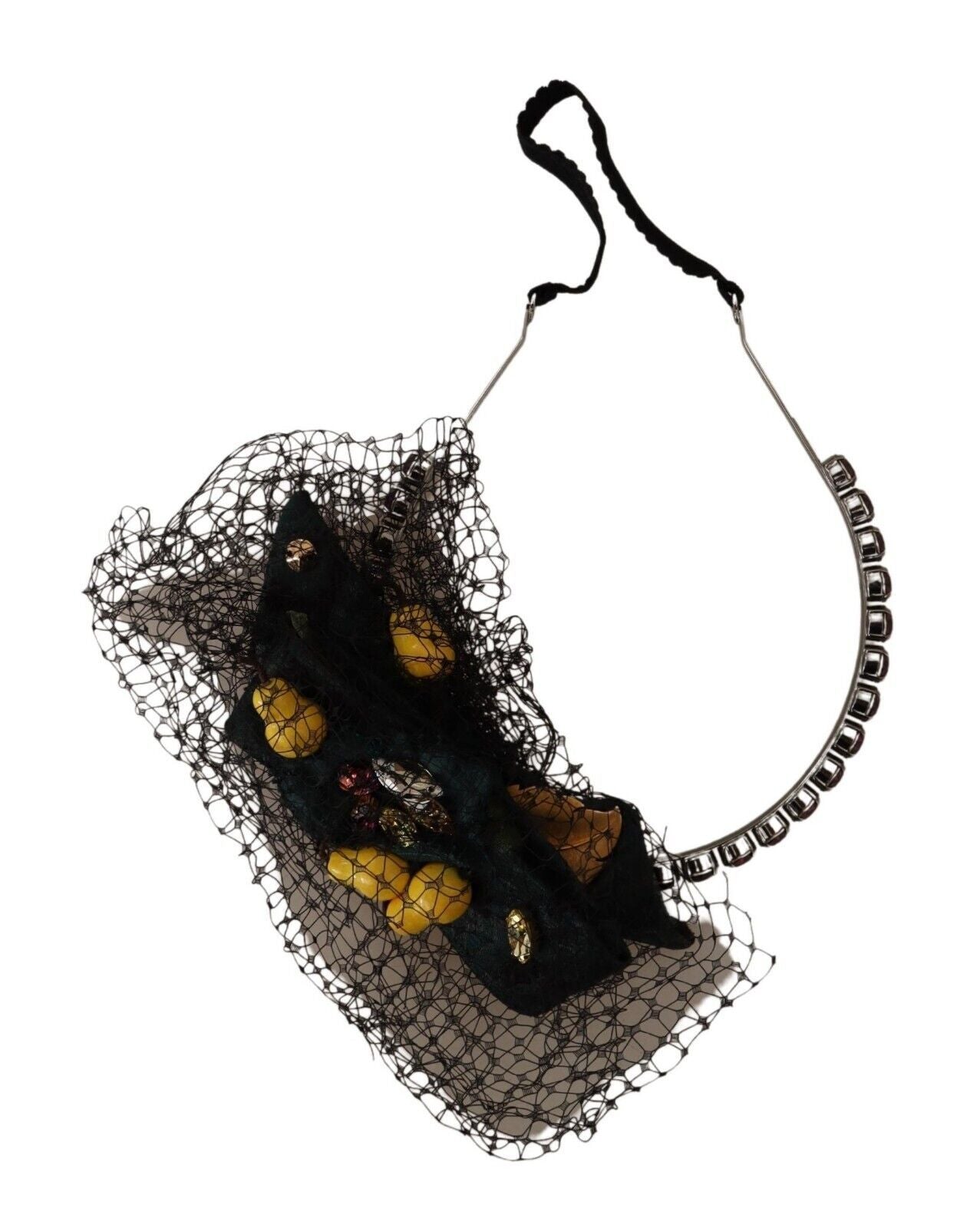 Dolce &amp; Gabbana Diademă cu cristale în nuanțe de bijuterie