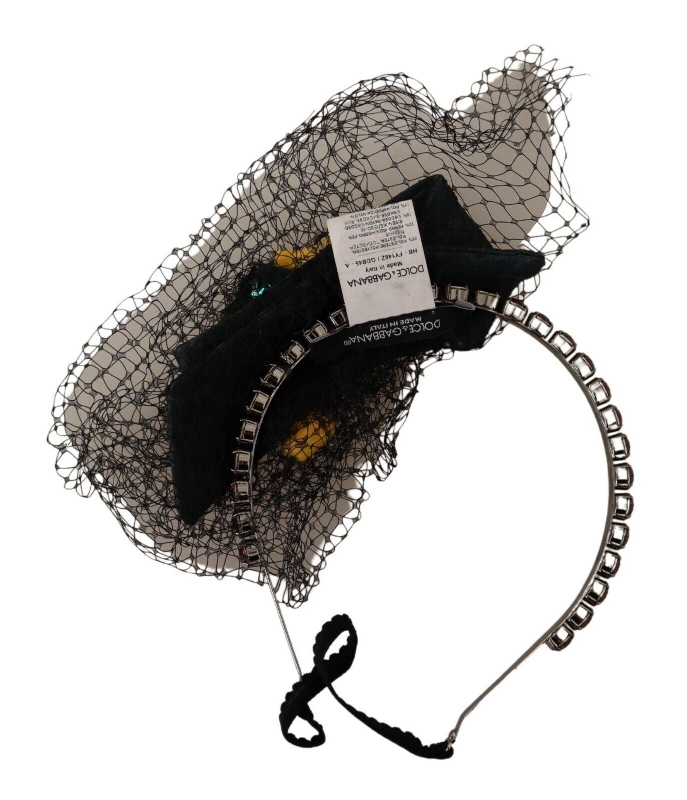 Dolce &amp; Gabbana Diademă cu cristale în nuanțe de bijuterie
