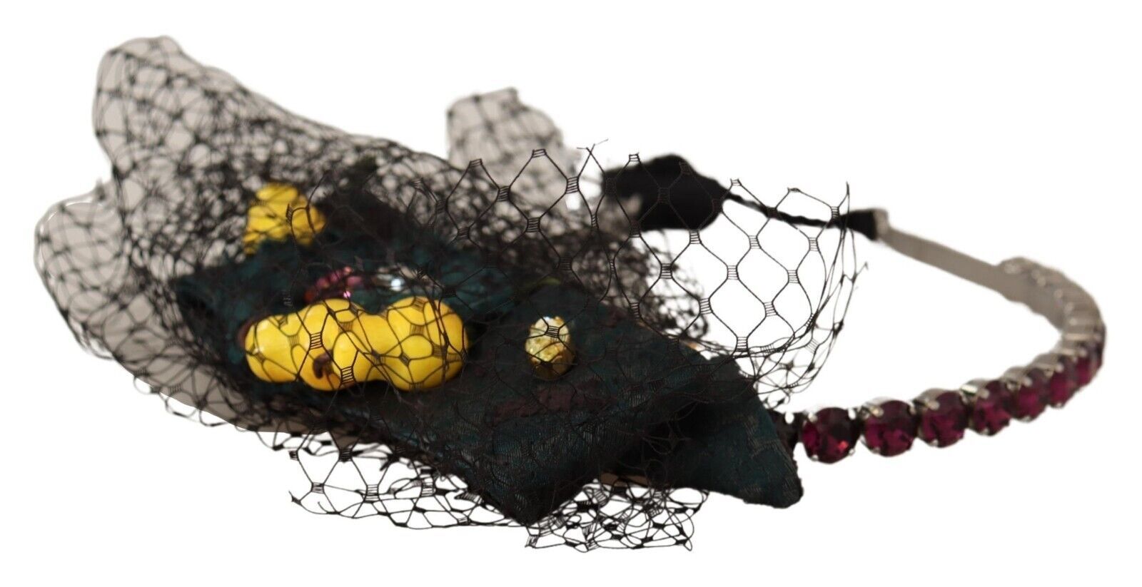 Dolce &amp; Gabbana Diademă cu cristale în nuanțe de bijuterie