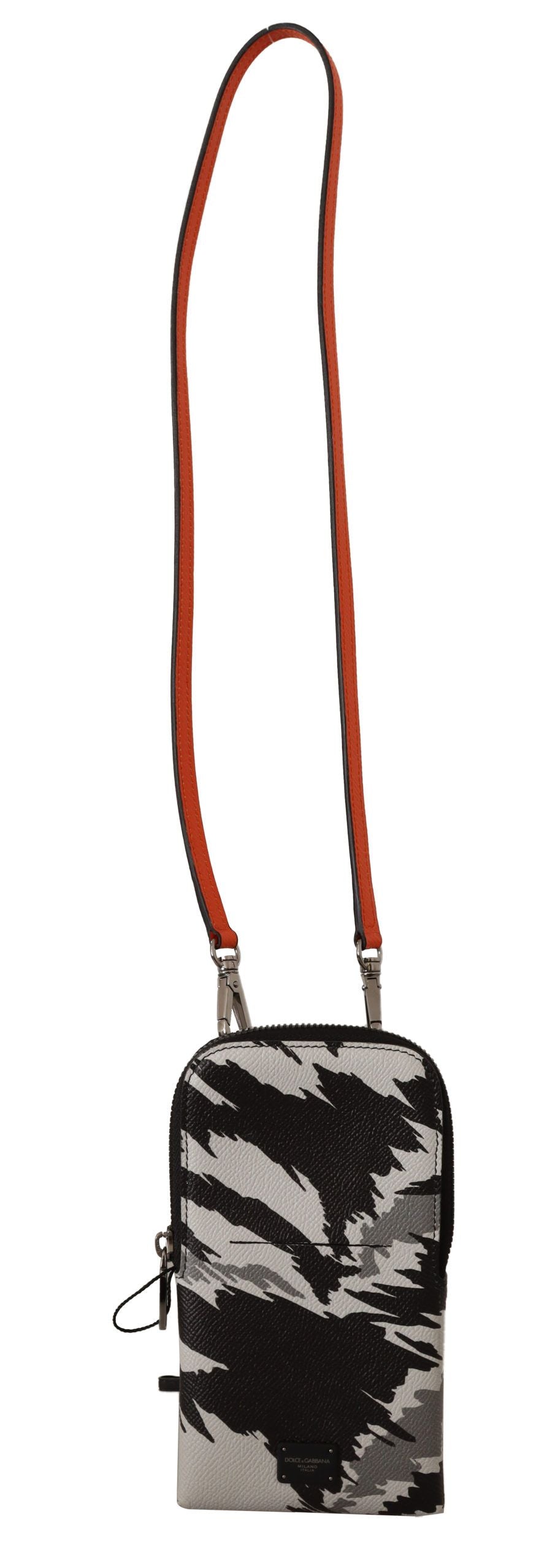 Dolce &amp; Gabbana Elegantes Umhängeband aus Leder für die Handytasche