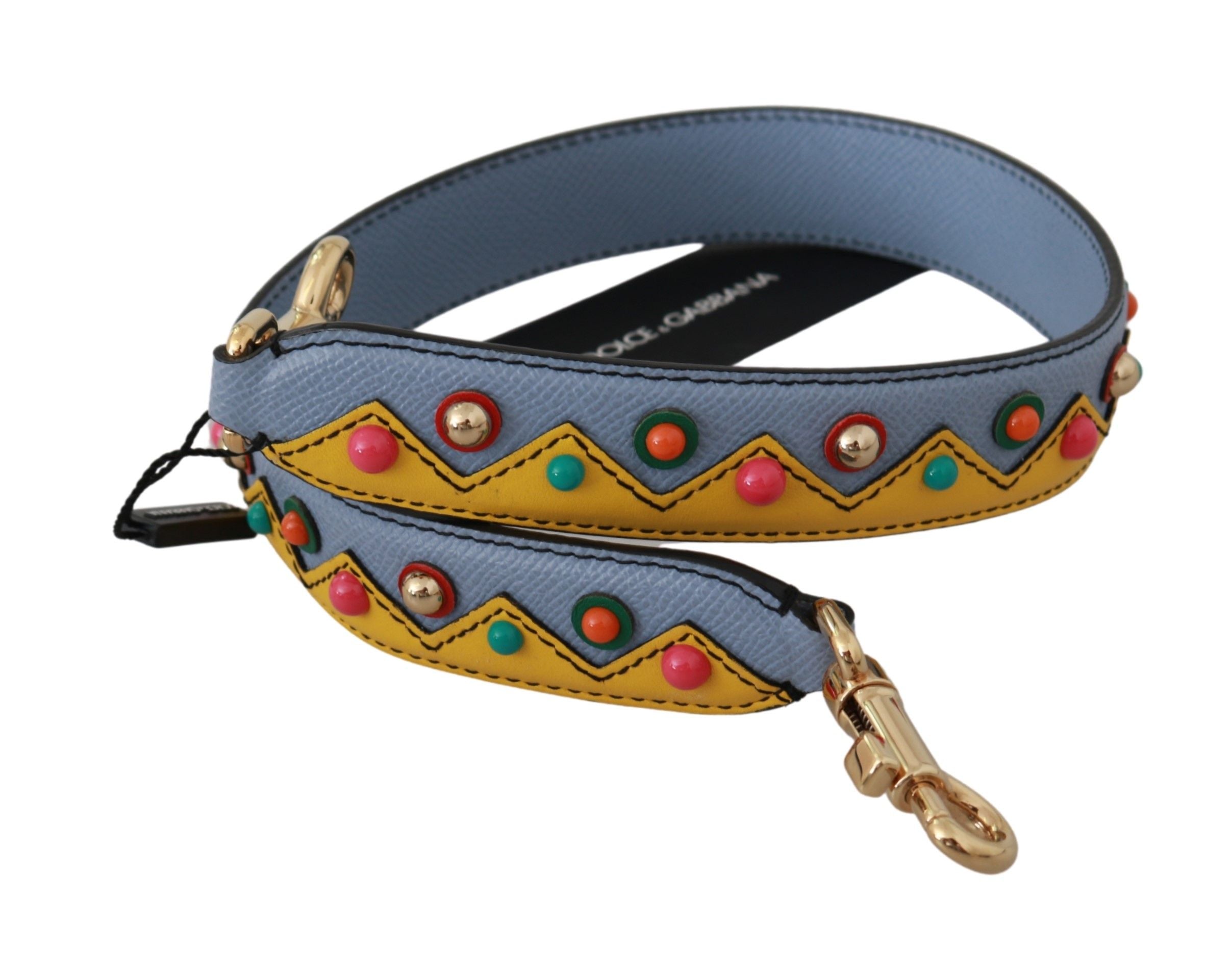 Dolce &amp; Gabbana Accesoriu cu curea de umăr din piele multicoloră