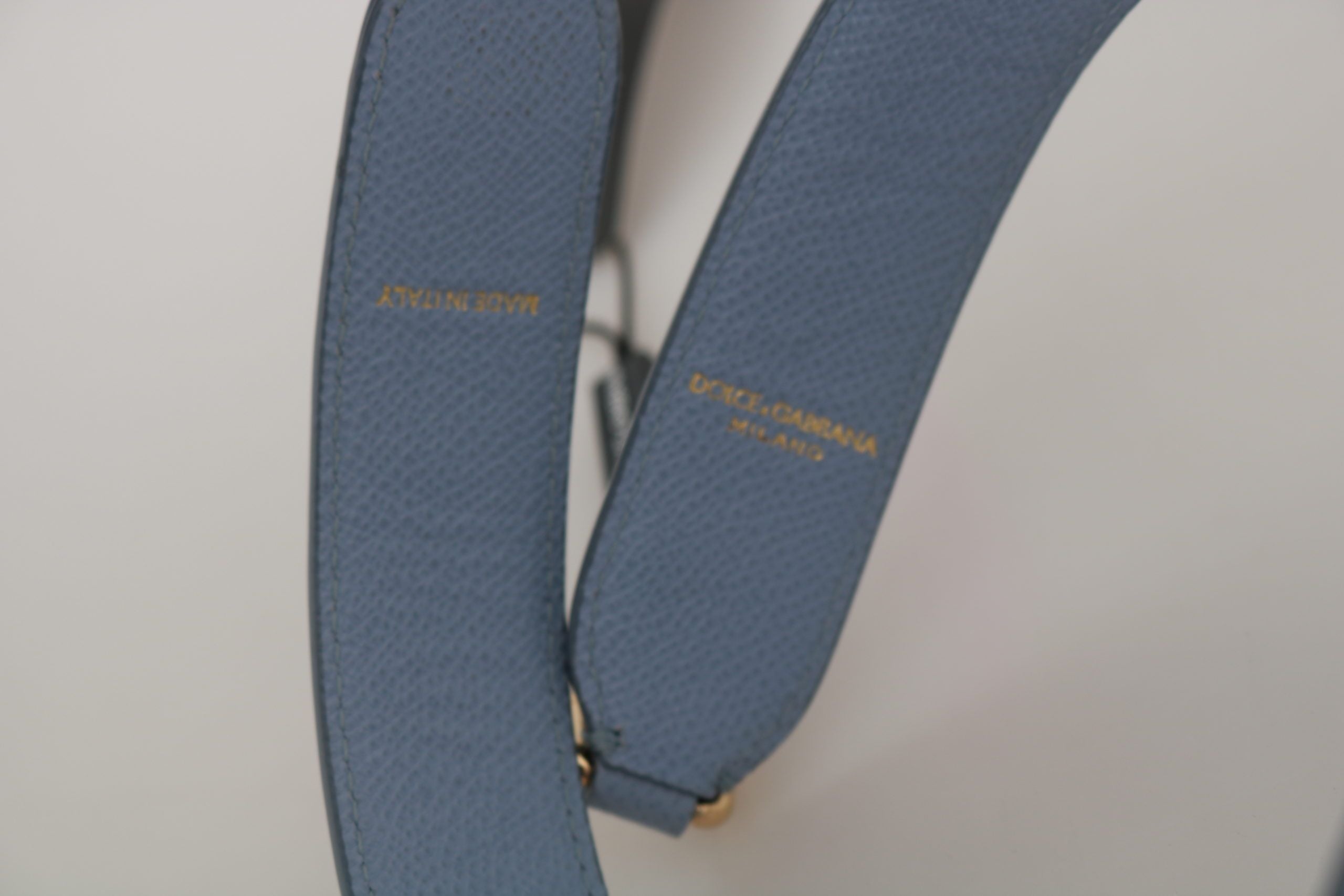 Dolce &amp; Gabbana Curea de umăr elegantă din piele albastră