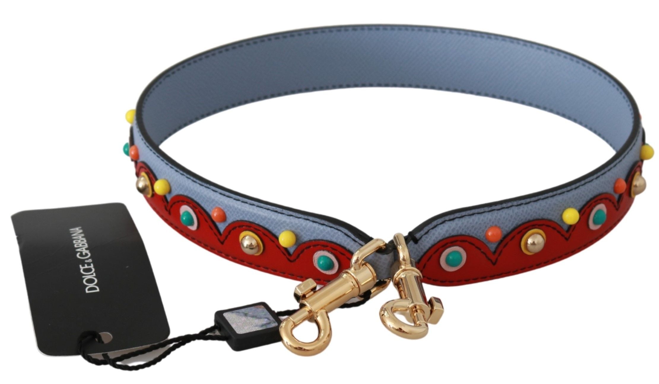 Dolce &amp; Gabbana Curea de umăr elegantă din piele multicoloră