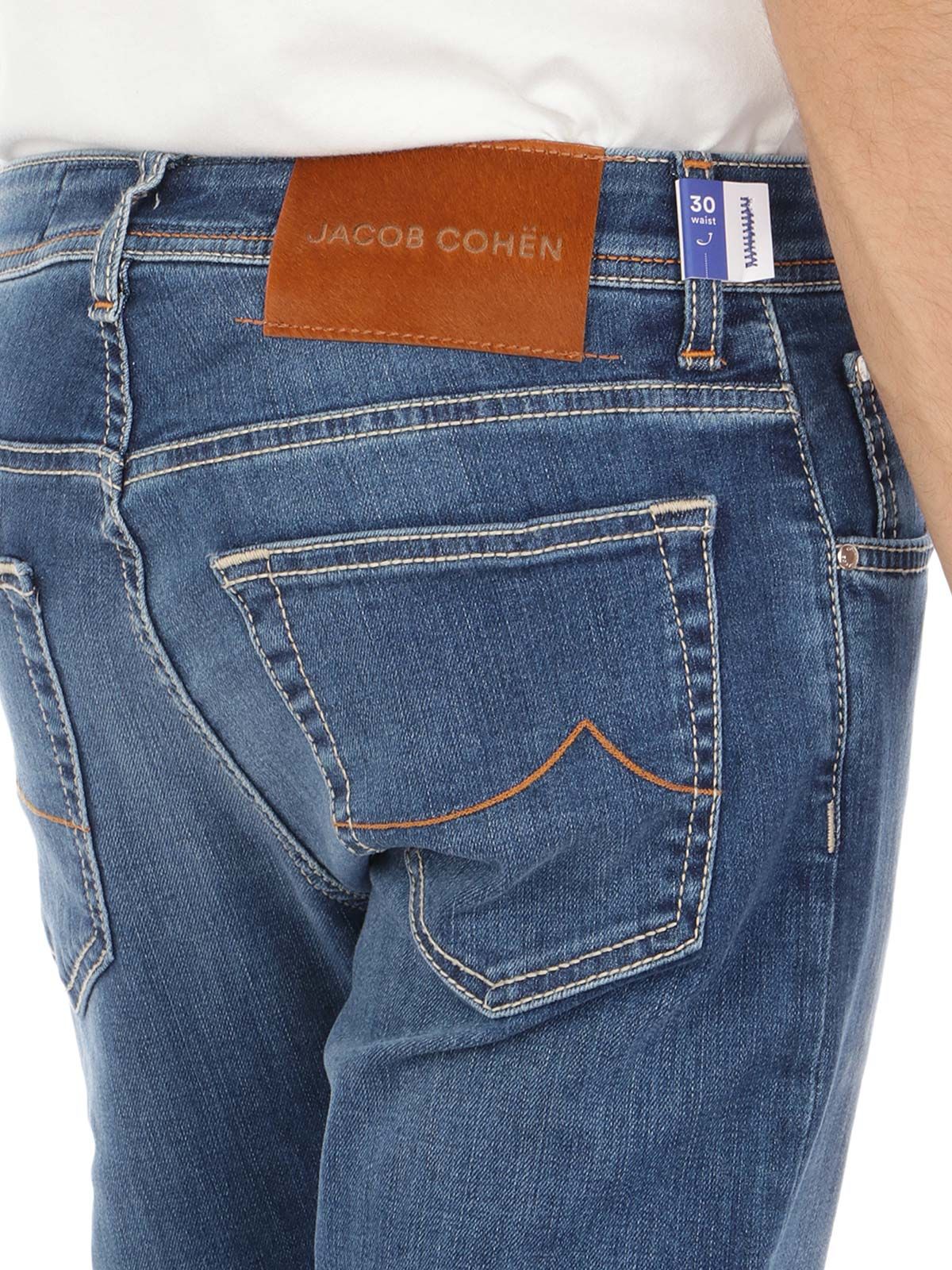 Jacob Cohen Herren Slim Fit Jeans in Blau