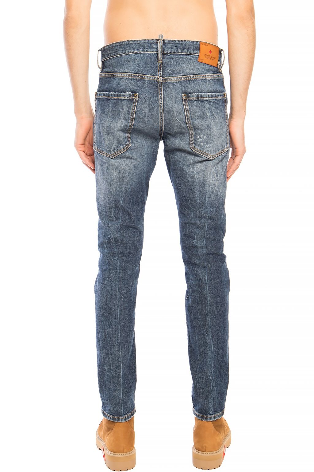 Dsquared² – Marineblaue Distressed-Jeans „Cool Guy Jean“
