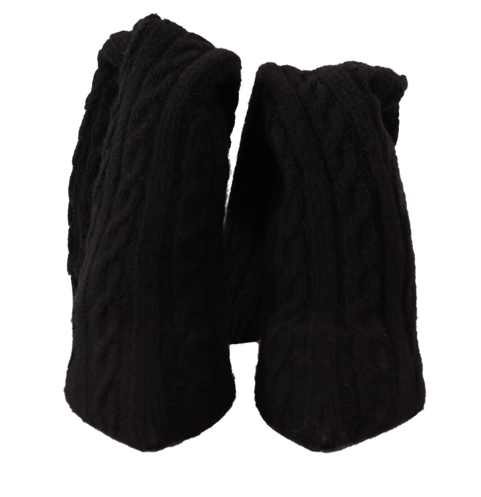 Dolce &amp; Gabbana – Elegante Stretch-Sockenstiefel in Schwarz