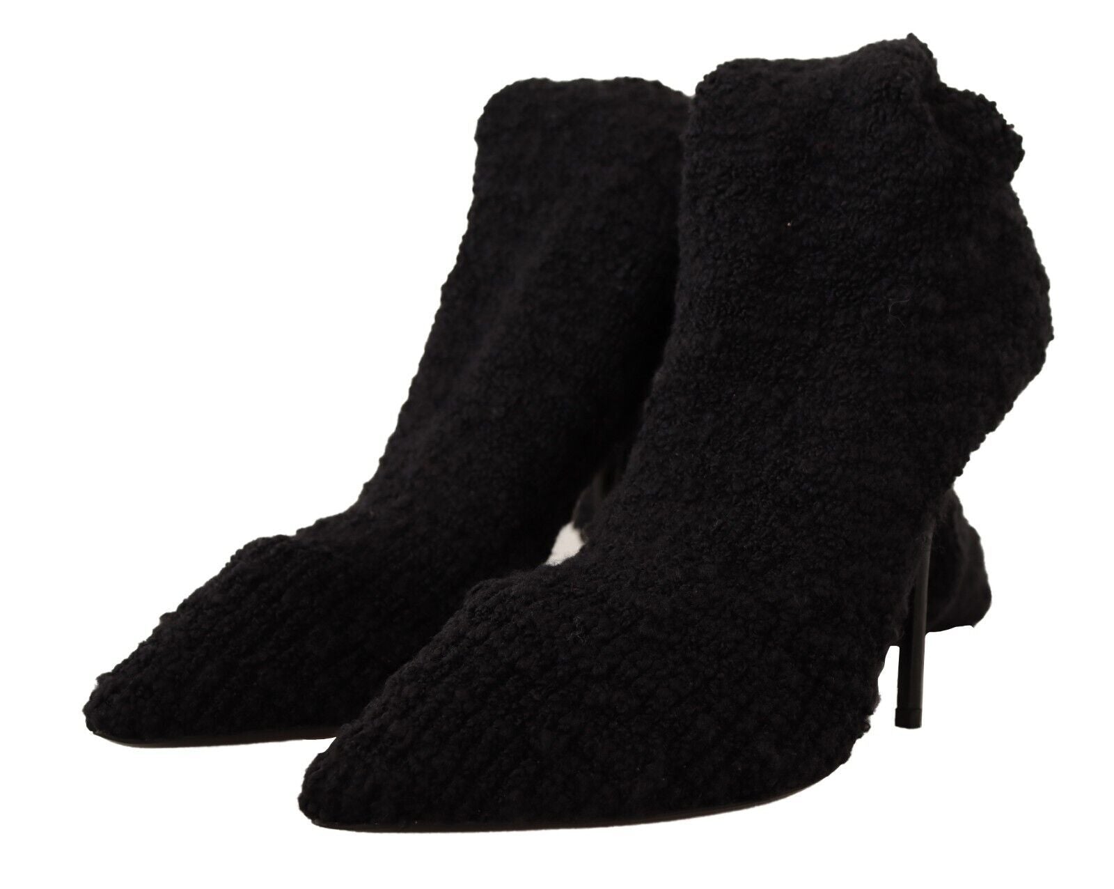 Dolce &amp; Gabbana Schicke schwarze Stretch-Sockenstiefel