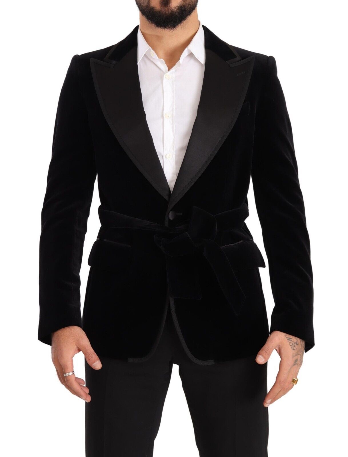 Dolce &amp; Gabbana Eleganter einreihiger Samtblazer