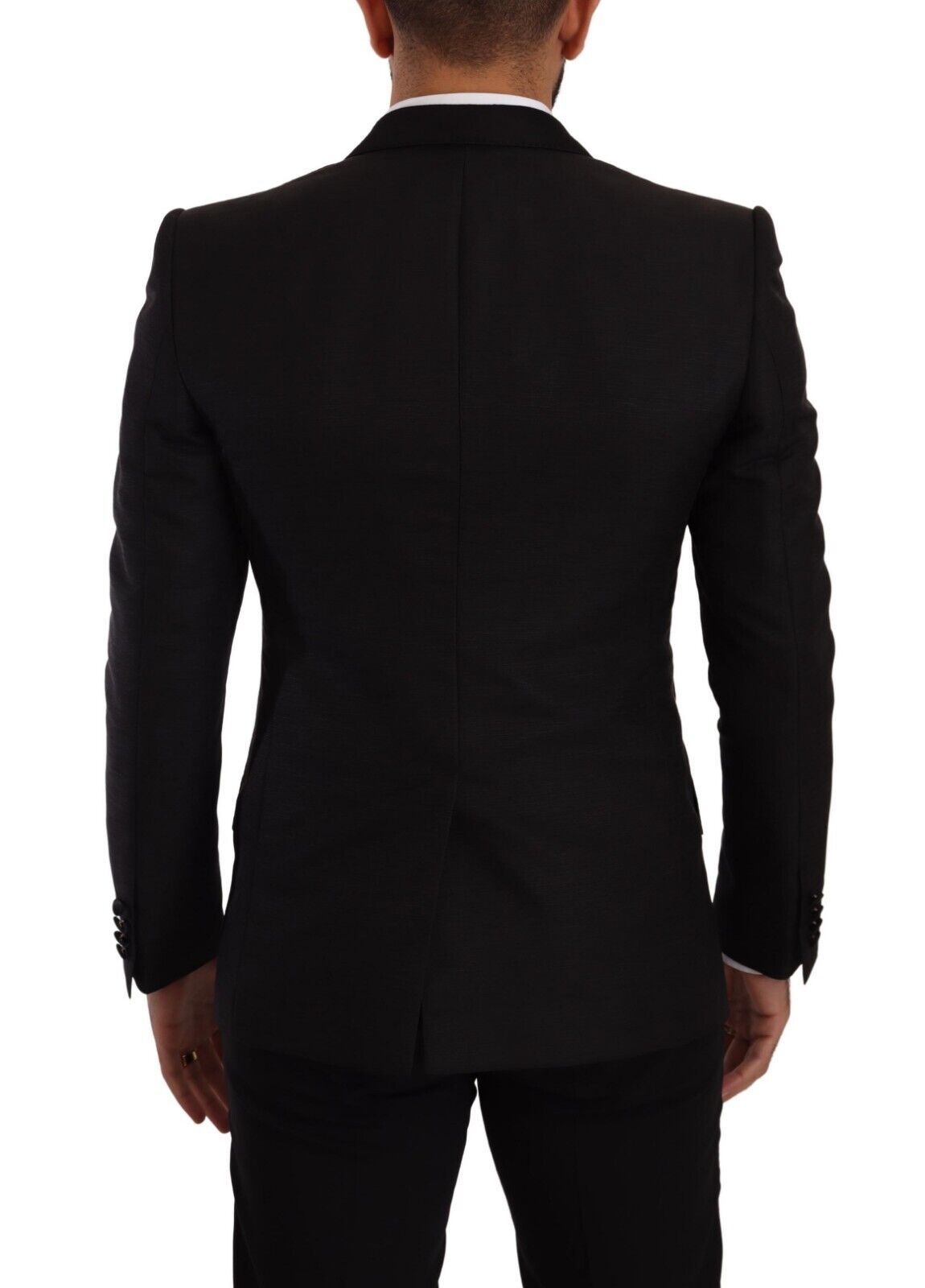 Dolce &amp; Gabbana – Schmal geschnittenes schwarzes Anzug-Ensemble „Sicilia“