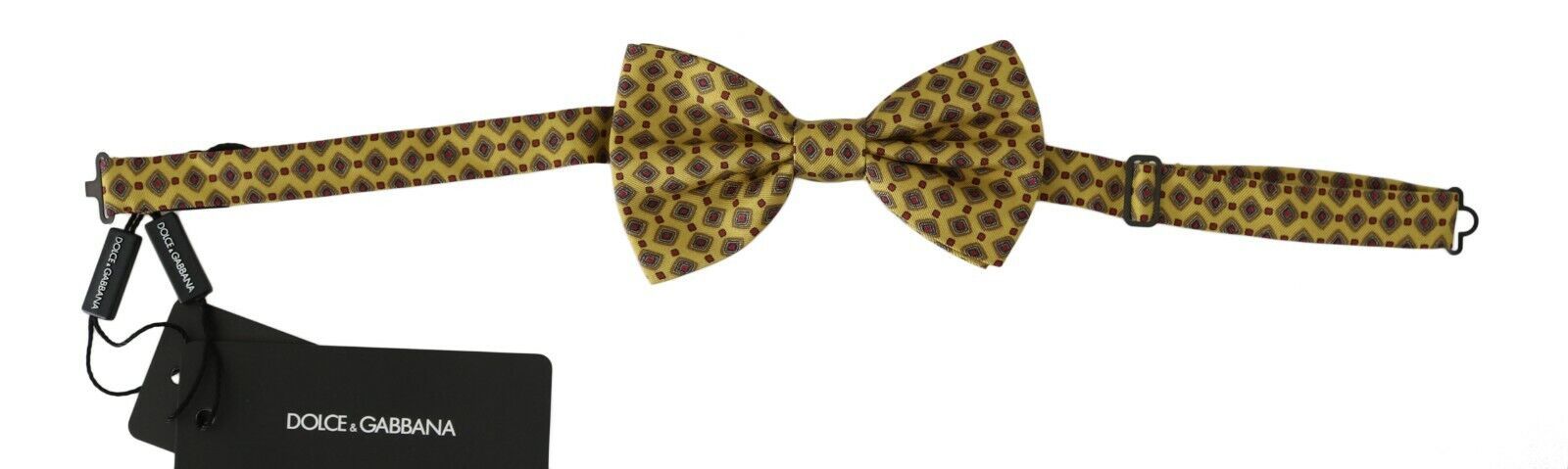 Papion elegant din mătase galbenă Dolce &amp; Gabbana