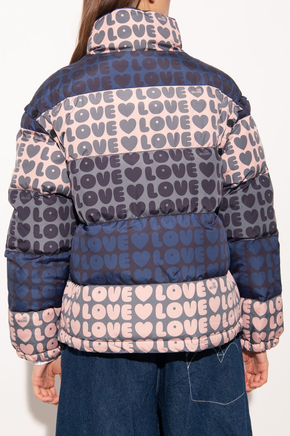 Love Moschino Mehrfarbige Polyesterjacke für Damen