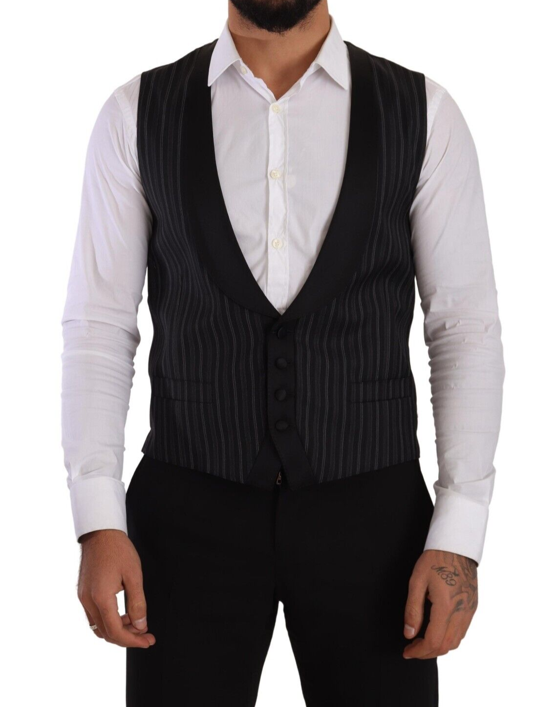 Vestă elegantă cu dungi Dolce &amp; Gabbana