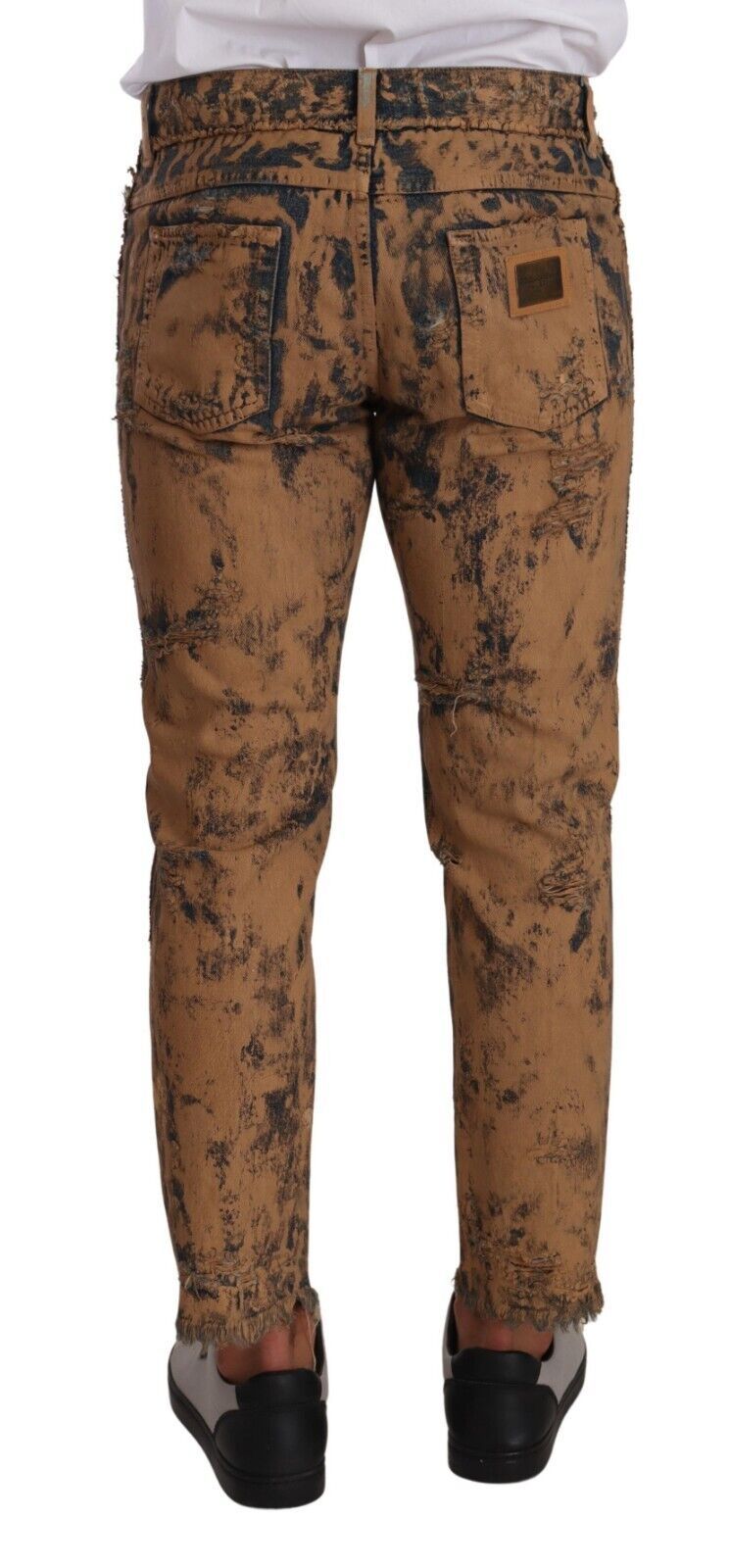 Dolce &amp; Gabbana – Klassische, authentische Denimhose im Used-Look