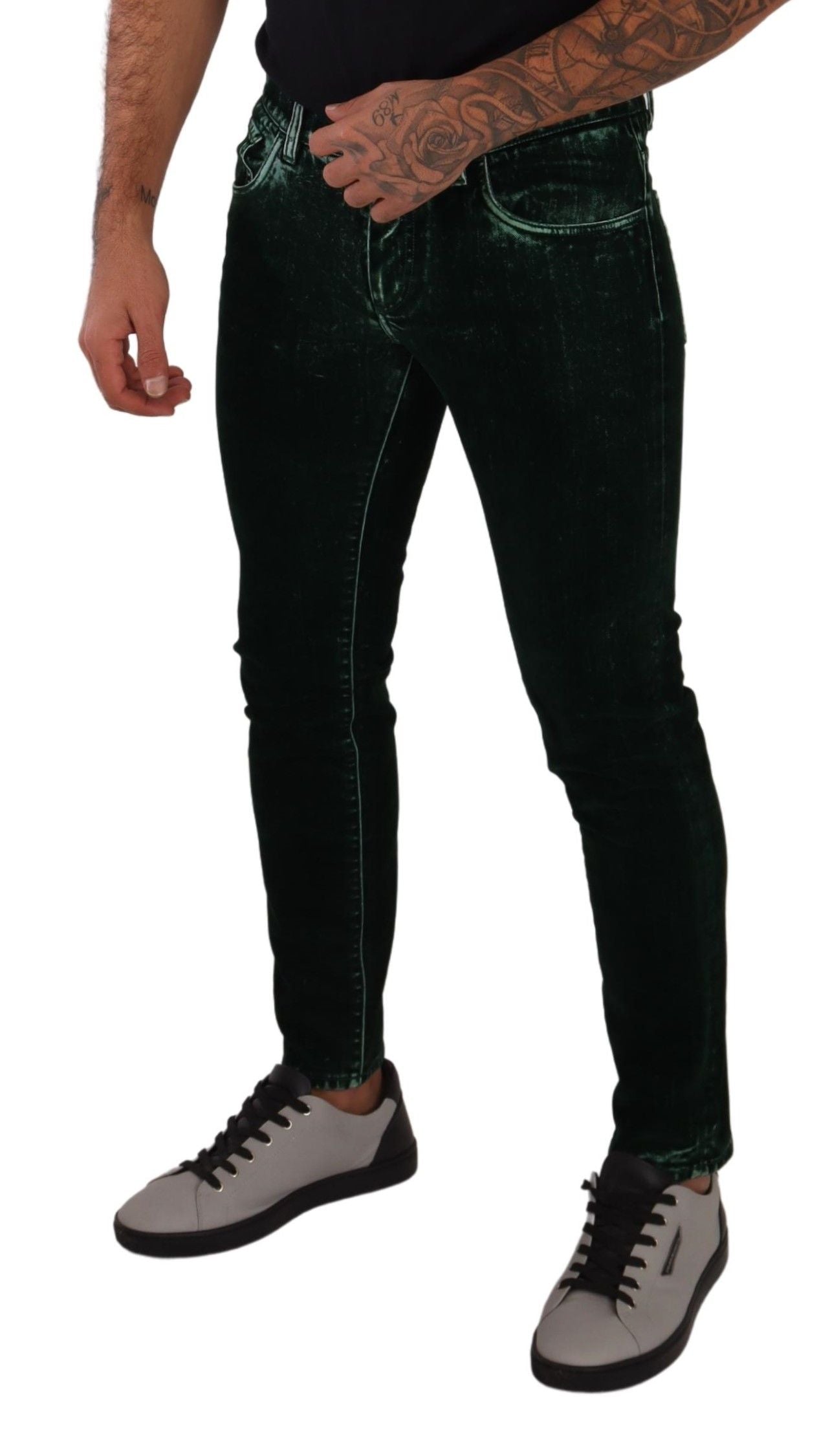 Dolce &amp; Gabbana Elegante Skinny-Jeans aus Baumwollmischung