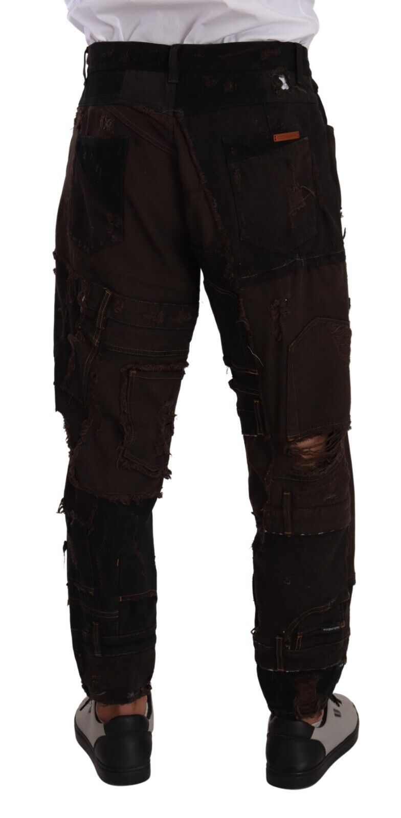 Dolce &amp; Gabbana – Elegante Distressed-Patchwork-Jeans