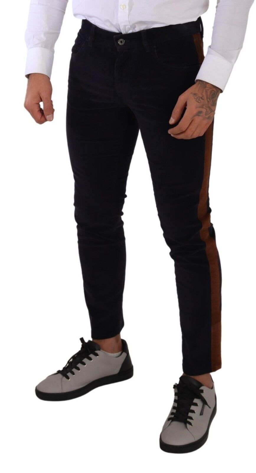 Dolce &amp; Gabbana Eleganter Slim Fit Denim für den modernen Mann