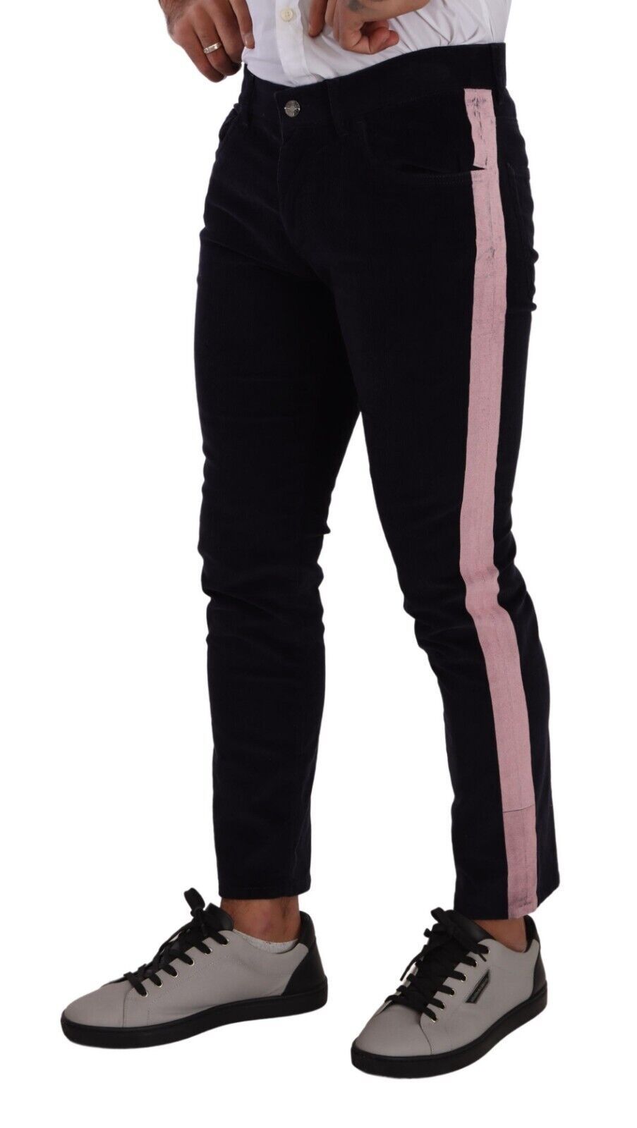 Dolce &amp; Gabbana Elegante Slim Fit Skinny Jeans aus Cord
