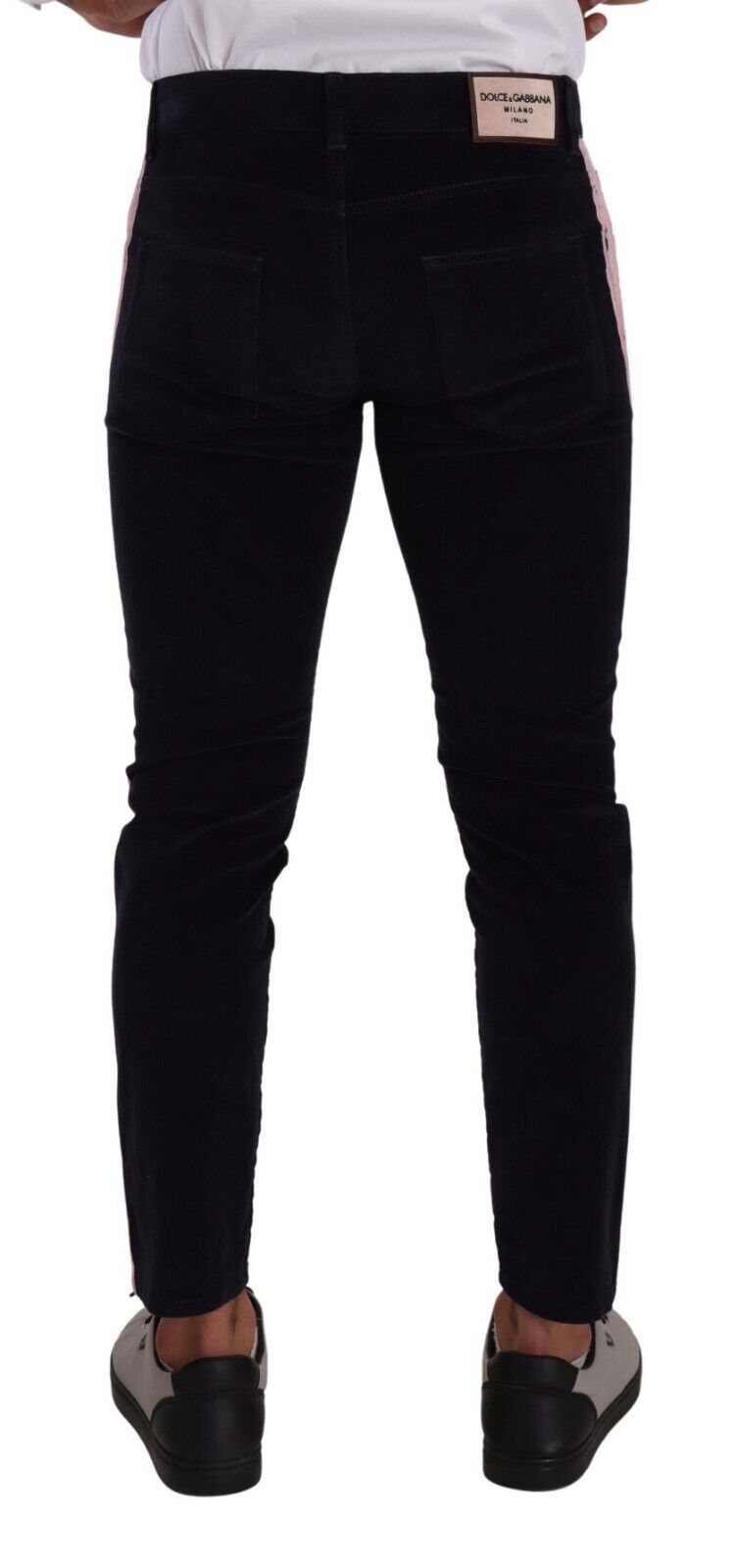 Dolce &amp; Gabbana Elegante Slim Fit Skinny Jeans aus Cord