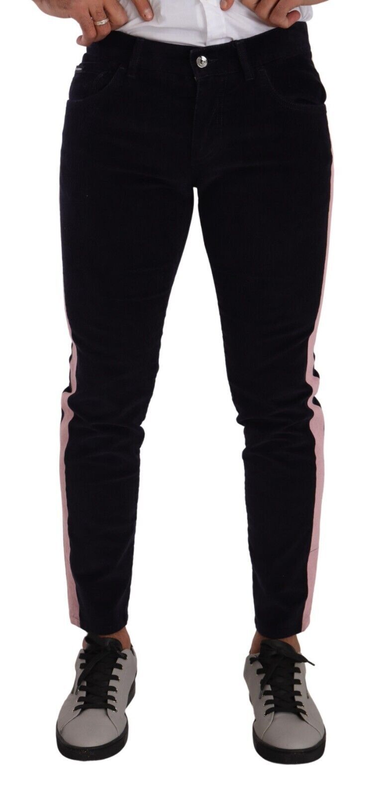 Dolce &amp; Gabbana Elegante Slim Fit Skinny Jeans aus Cord
