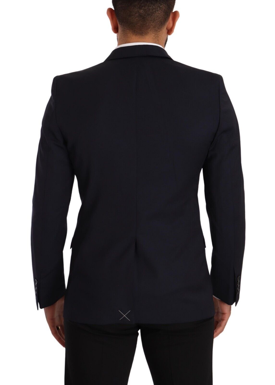 Dolce &amp; Gabbana – Eleganter, marineblauer Martini-Blazer in Slim Fit