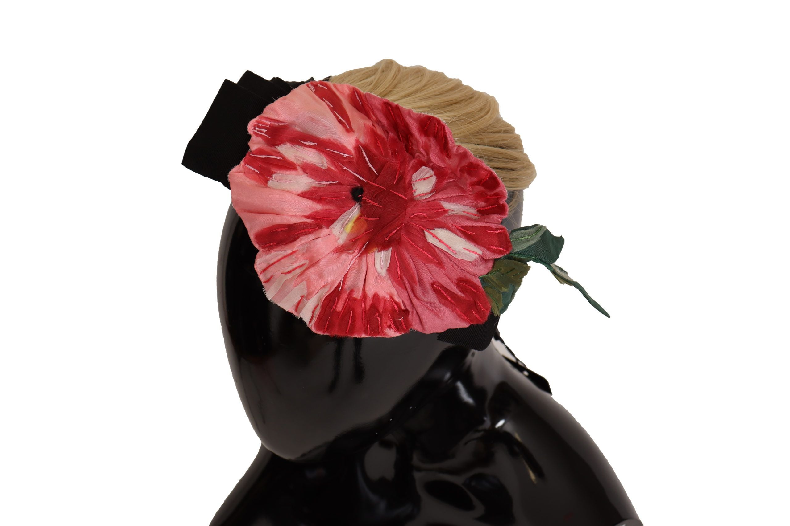 Bentiță elegantă cu diademă din amestec de mătase Dolce &amp; Gabbana