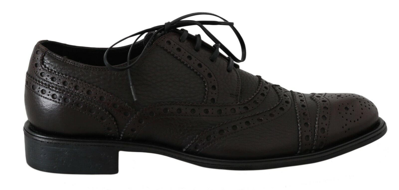 Dolce &amp; Gabbana – Elegante Derby-Abendschuhe mit Flügelkappe