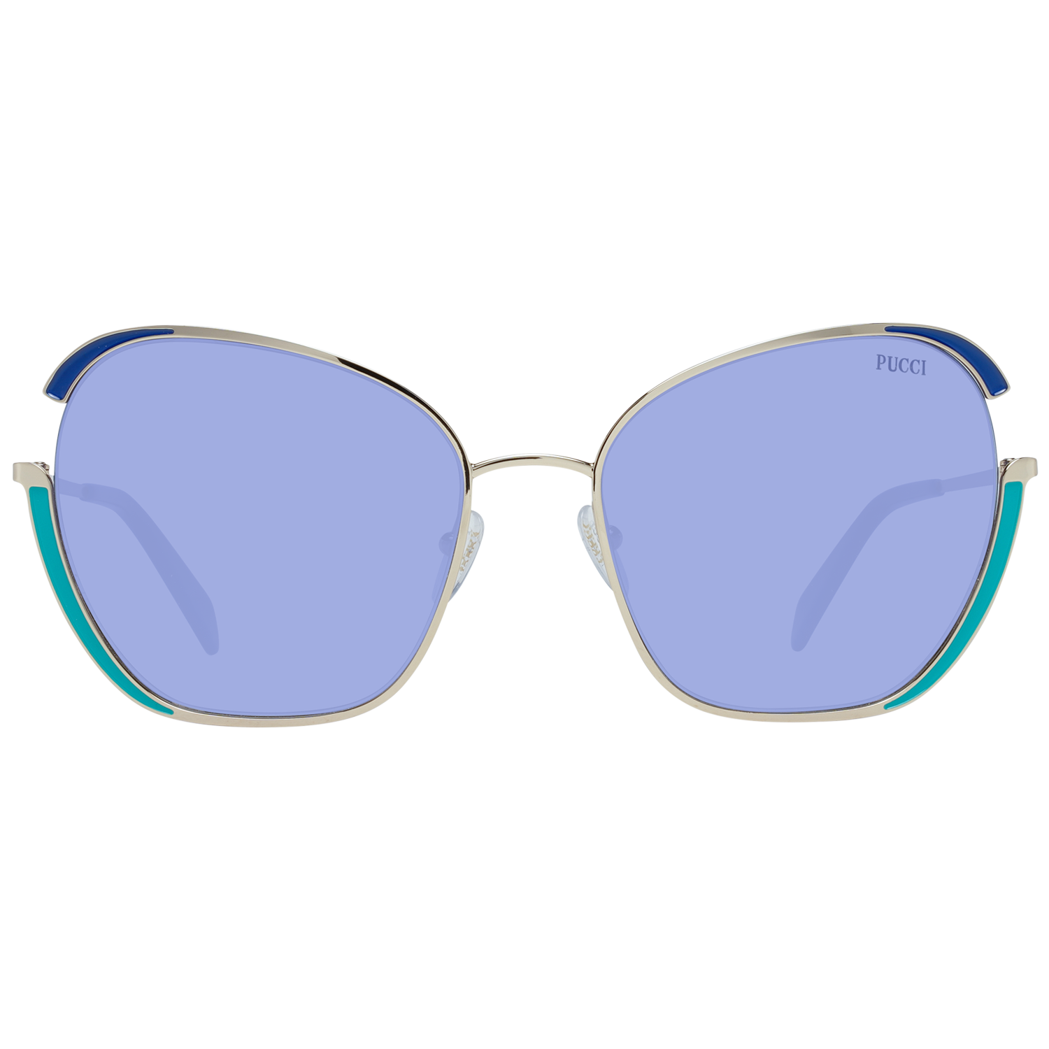 Emilio Pucci Gold Damen Sonnenbrille