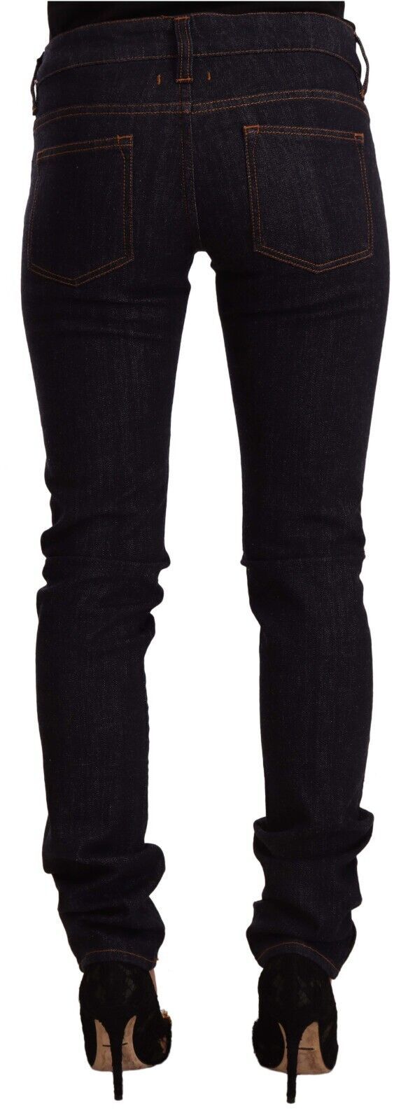 GF Ferre Chic – Schwarze Slim-Fit-Designerjeans