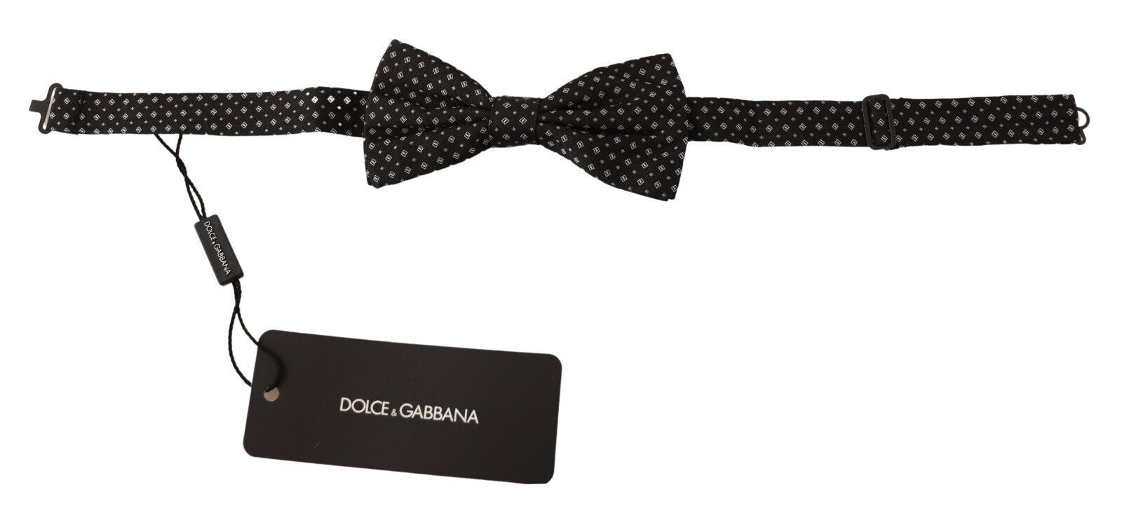 Papion elegant din mătase neagră Dolce &amp; Gabbana