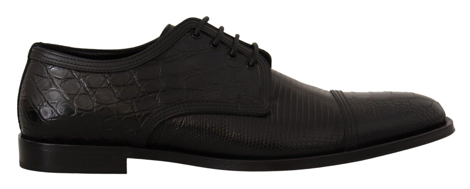 Dolce &amp; Gabbana – Formelle Schnürschuhe aus exotischem Leder