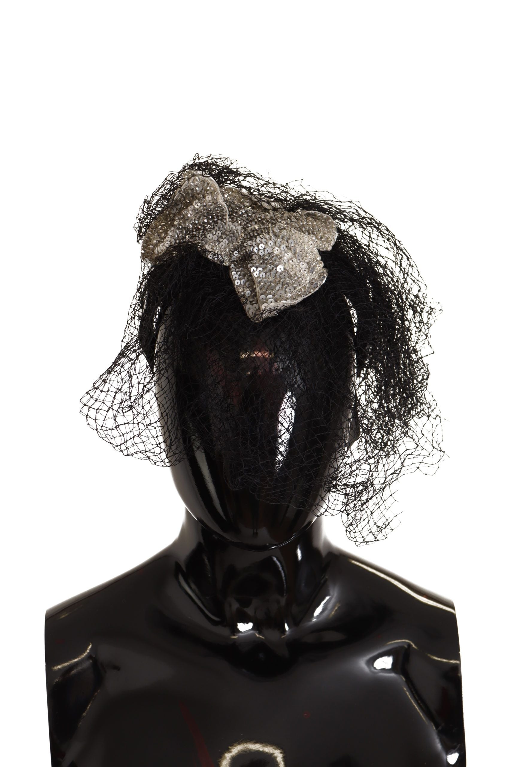 Dolce &amp; Gabbana Diademă de designer Glamorous neagră cu paiete