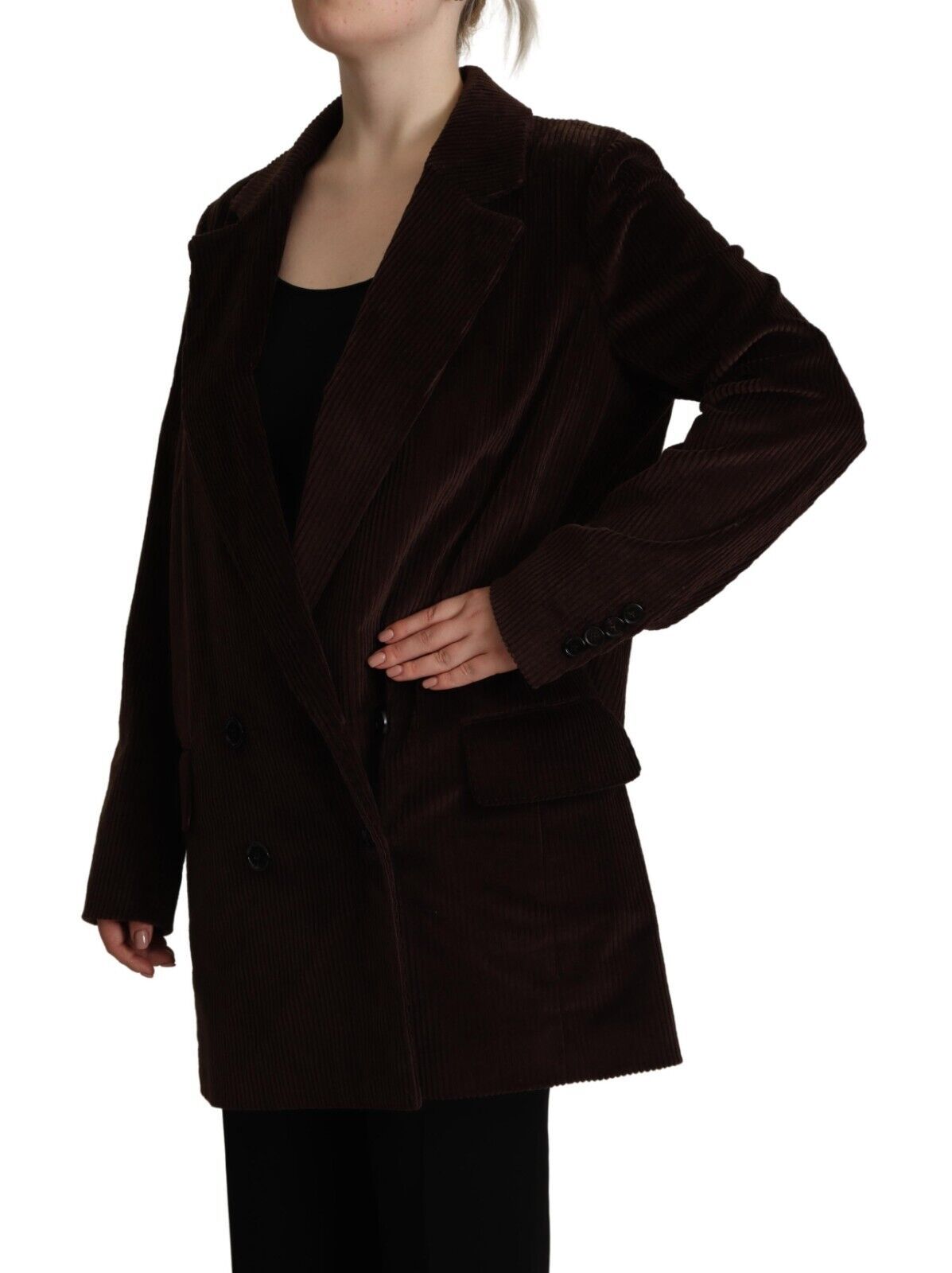 Dolce &amp; Gabbana Eleganter burgunderroter zweireihiger Trenchcoat