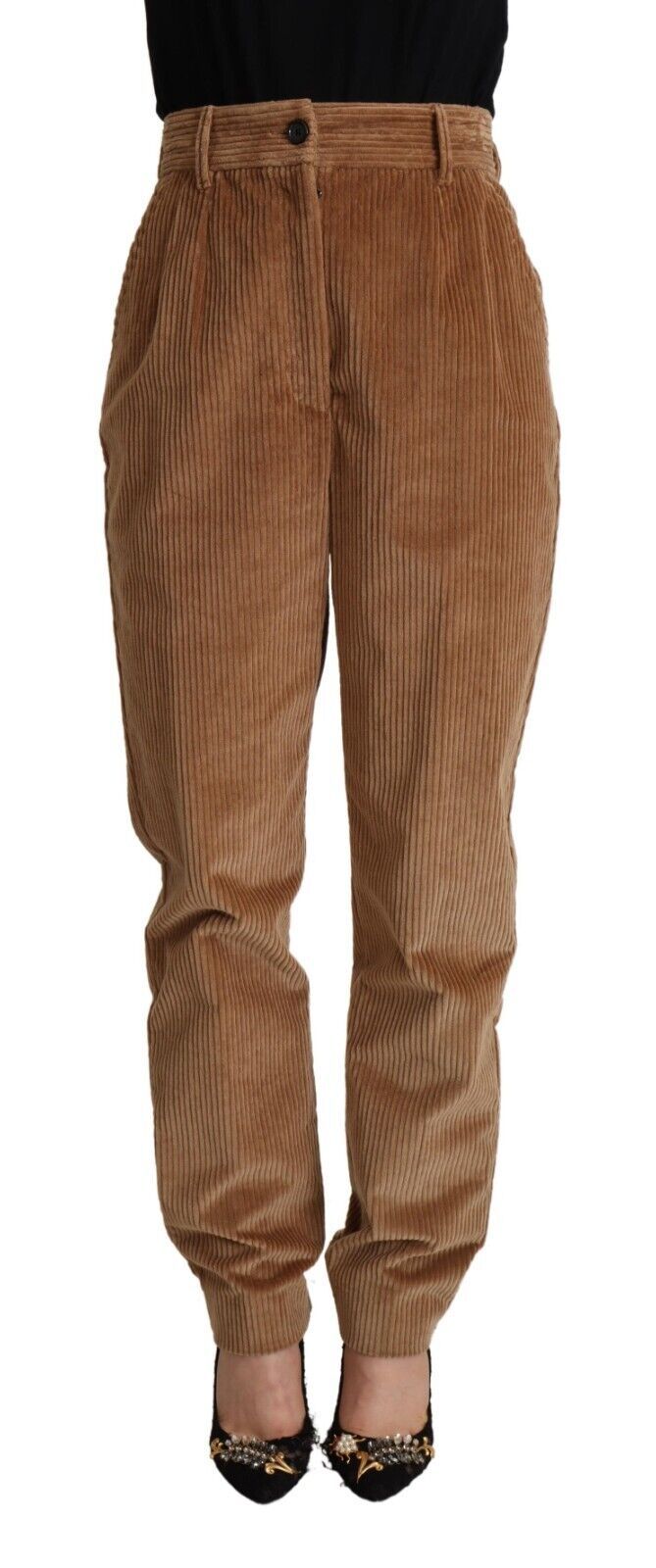 Dolce &amp; Gabbana Schicke hoch taillierte Skinny-Hose aus Cord