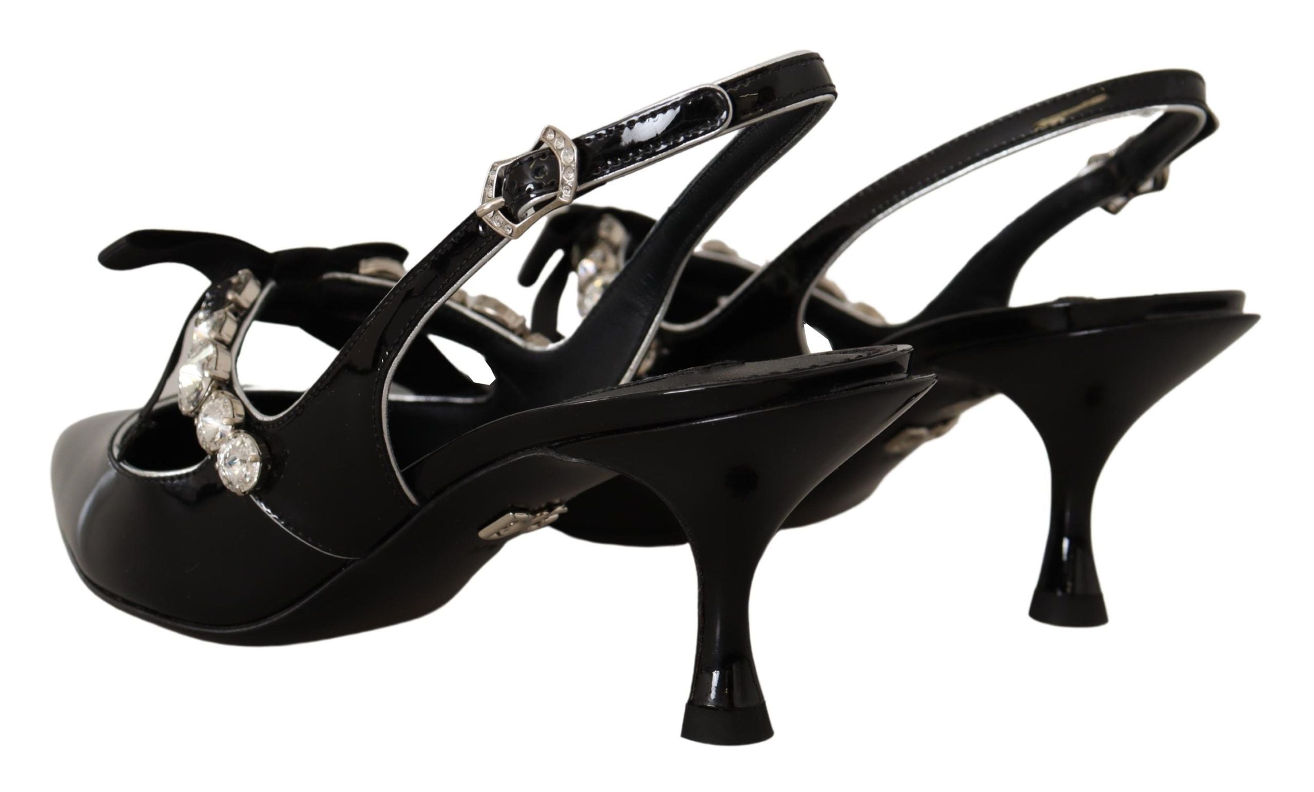 Dolce &amp; Gabbana Elegante Slingback-Pumps mit Kristallen