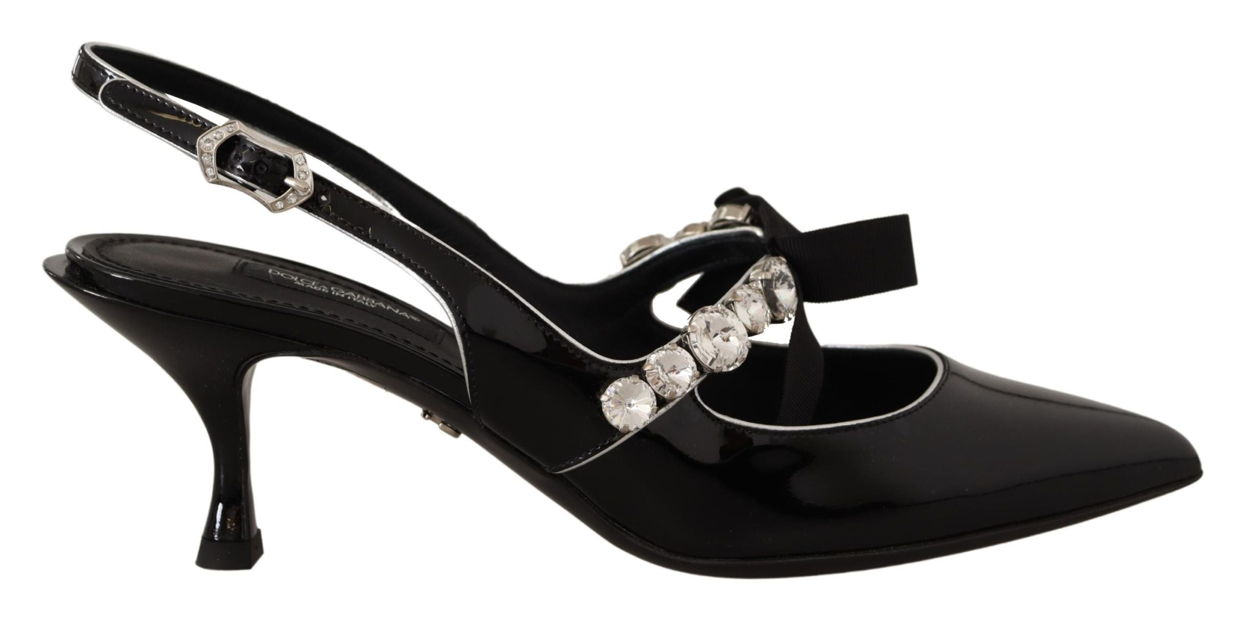 Dolce &amp; Gabbana Elegante Slingback-Pumps mit Kristallen