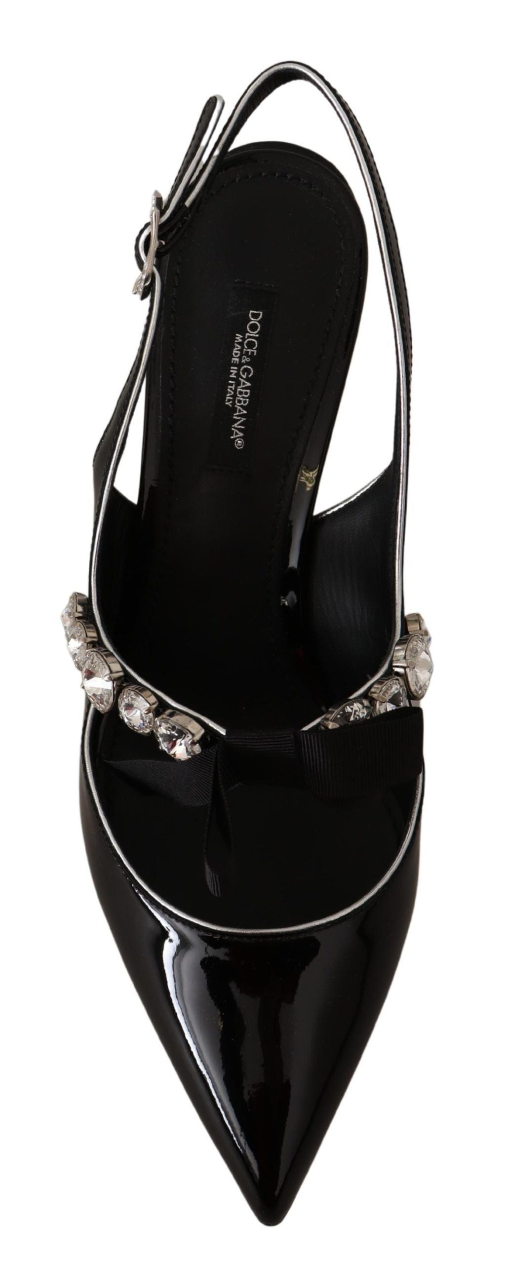 Dolce &amp; Gabbana Elegante Slingback-Pumps mit Kristallen