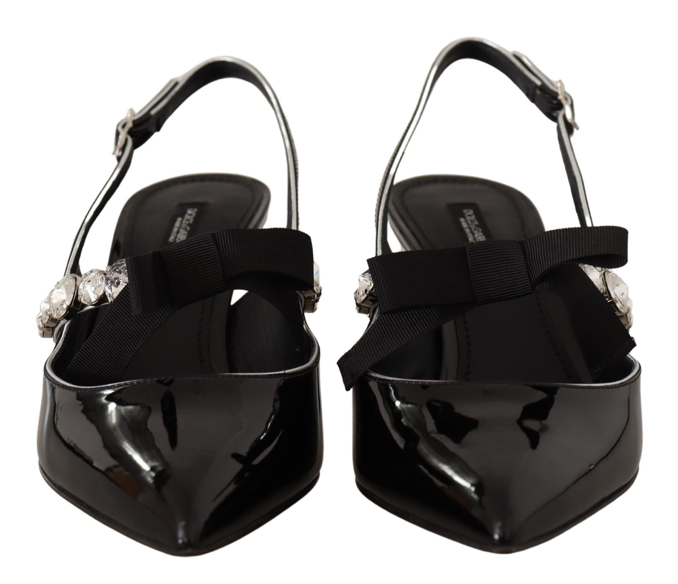 Dolce &amp; Gabbana Elegante Slingback-Pumps mit Kristallen