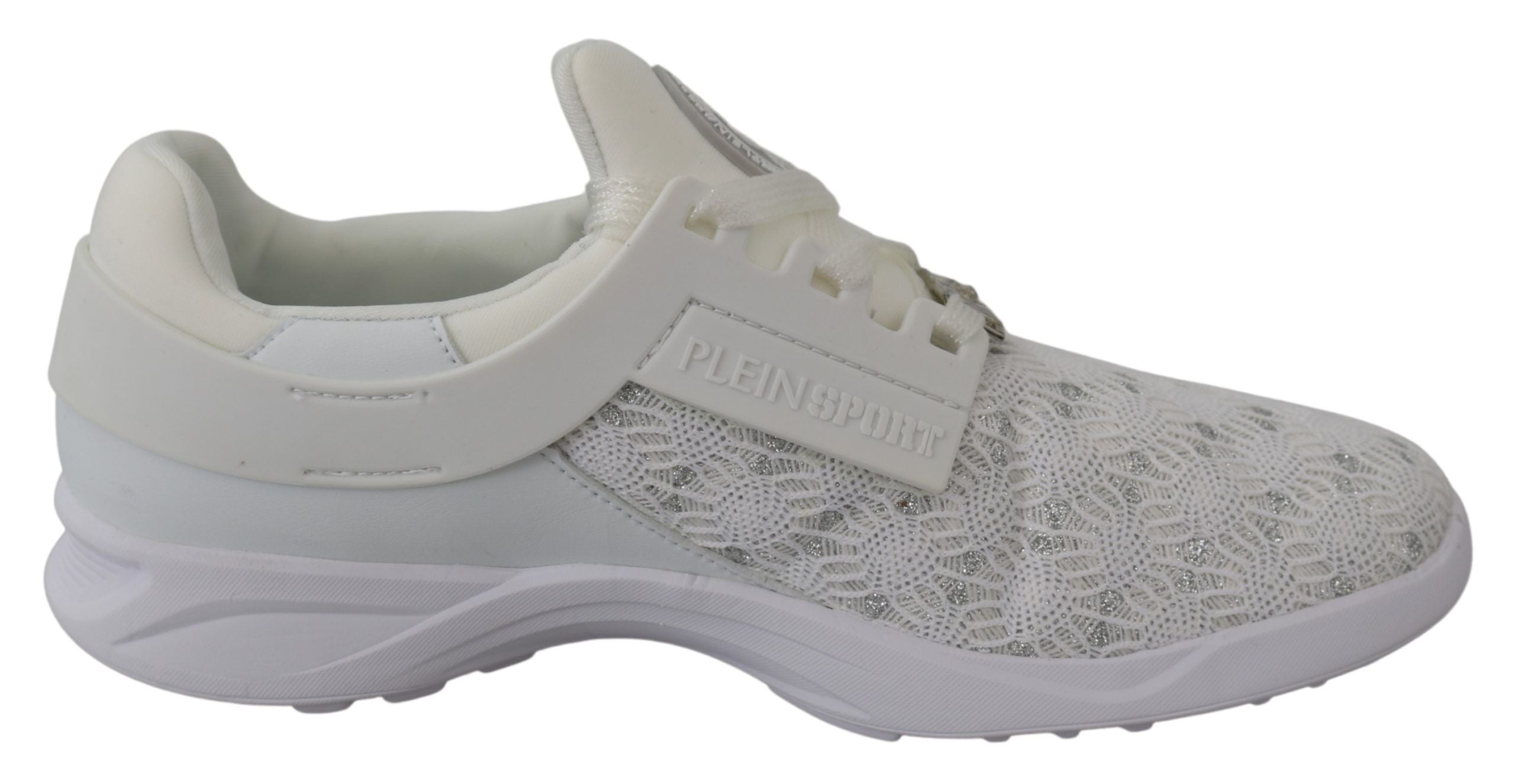 Plein Sport – Elegante weiße Runner-Beth-Sport-Sneaker