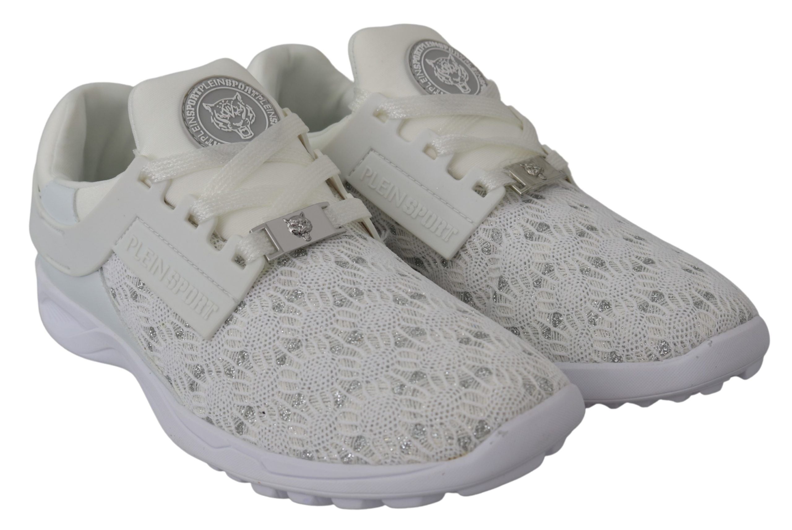 Plein Sport – Elegante weiße Runner-Beth-Sport-Sneaker