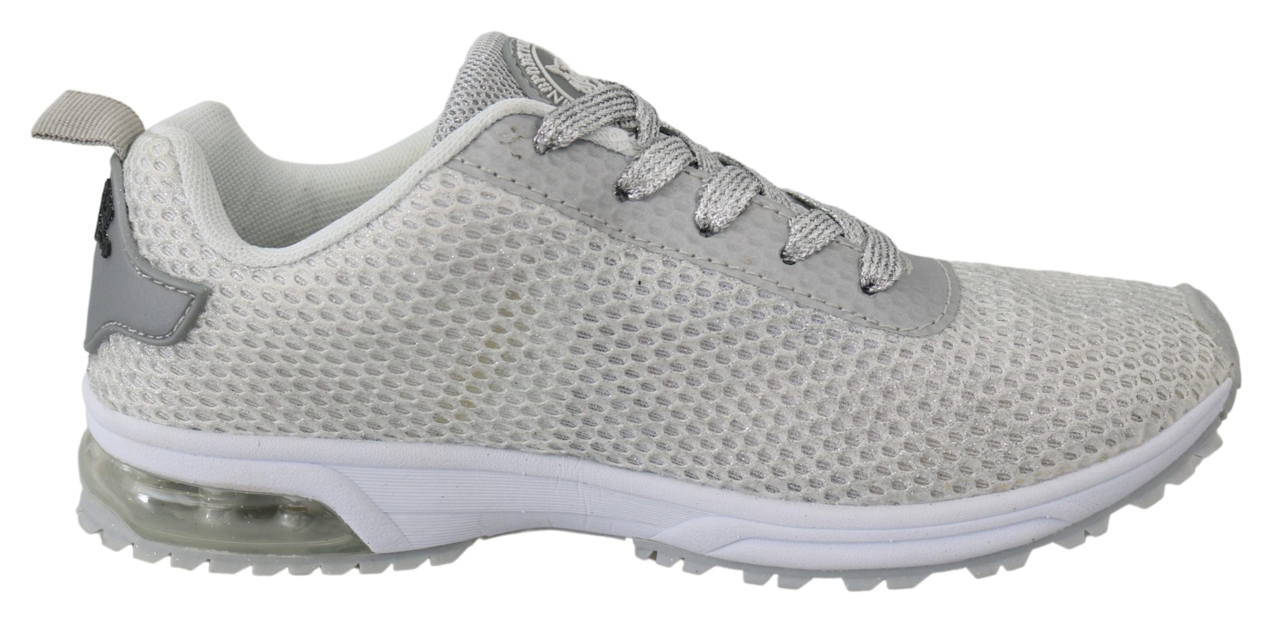 Plein Sport Glamorous Silberne Gretel Sport Sneakers