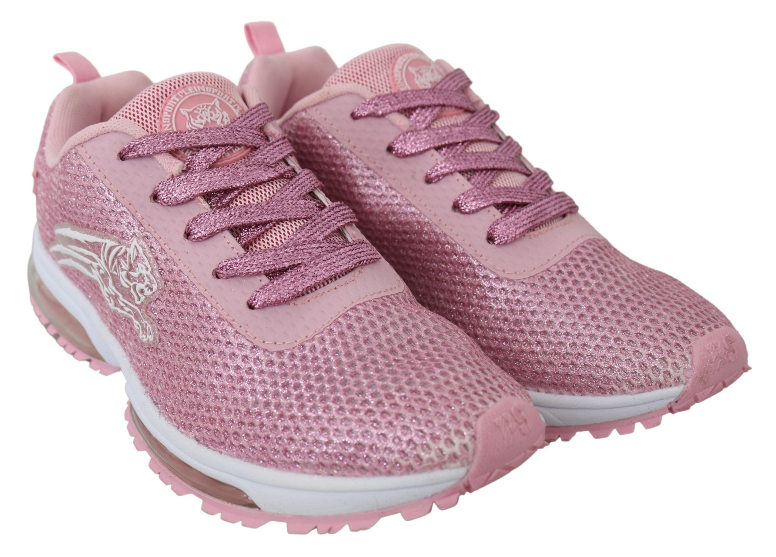 Plein Sport Chic Puderrosa High-Craft-Sneaker